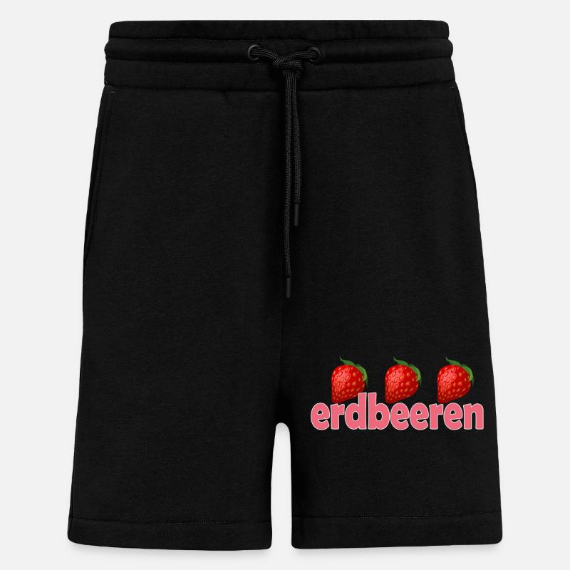 ERDBEEREN - Shorts - made by SPREAD - SOLID BLACK