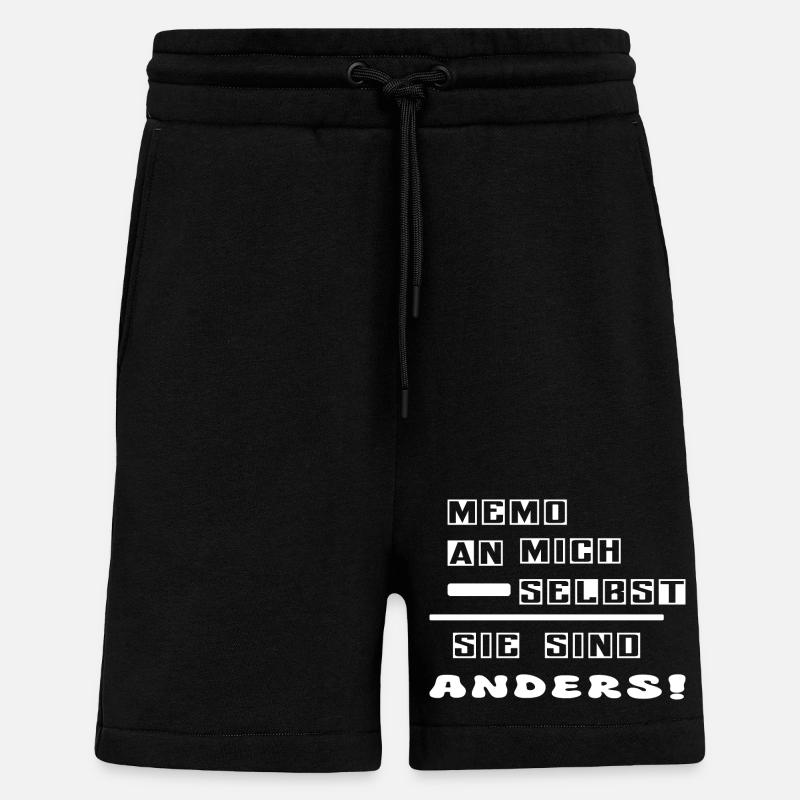 Sie sind anders ! - Shorts - made by SPREAD - SOLID BLACK