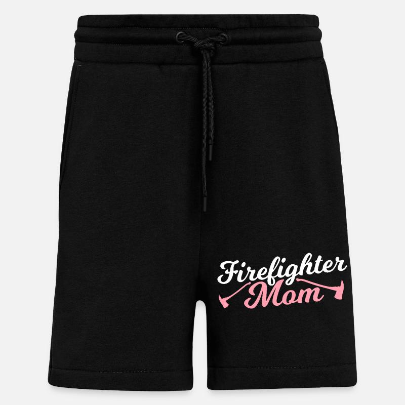 Feuerwehr Mama - Shorts - made by SPREAD - SOLID BLACK