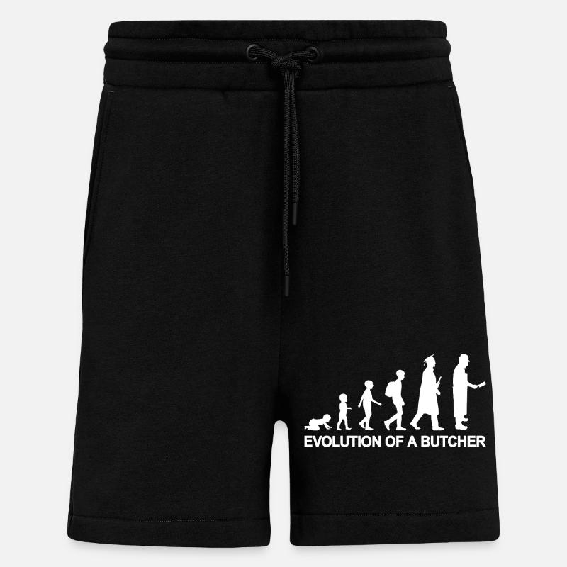 Butcher Evolution - Shorts - made by SPREAD - SOLID BLACK