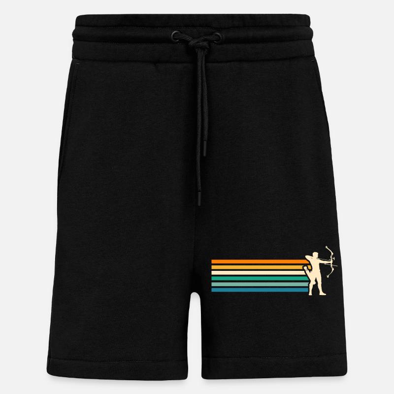 Bogenschütze Bogenschießen - Shorts - made by SPREAD - SOLID BLACK