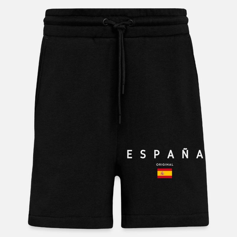 Flagge Spaniens, spanischer Stolz - Shorts - made by SPREAD - SOLID BLACK