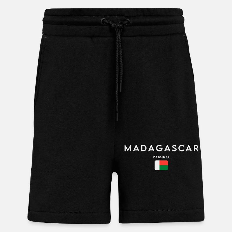 Madagascar flag, Malagasy pride - Shorts - made by SPREAD - SOLID BLACK