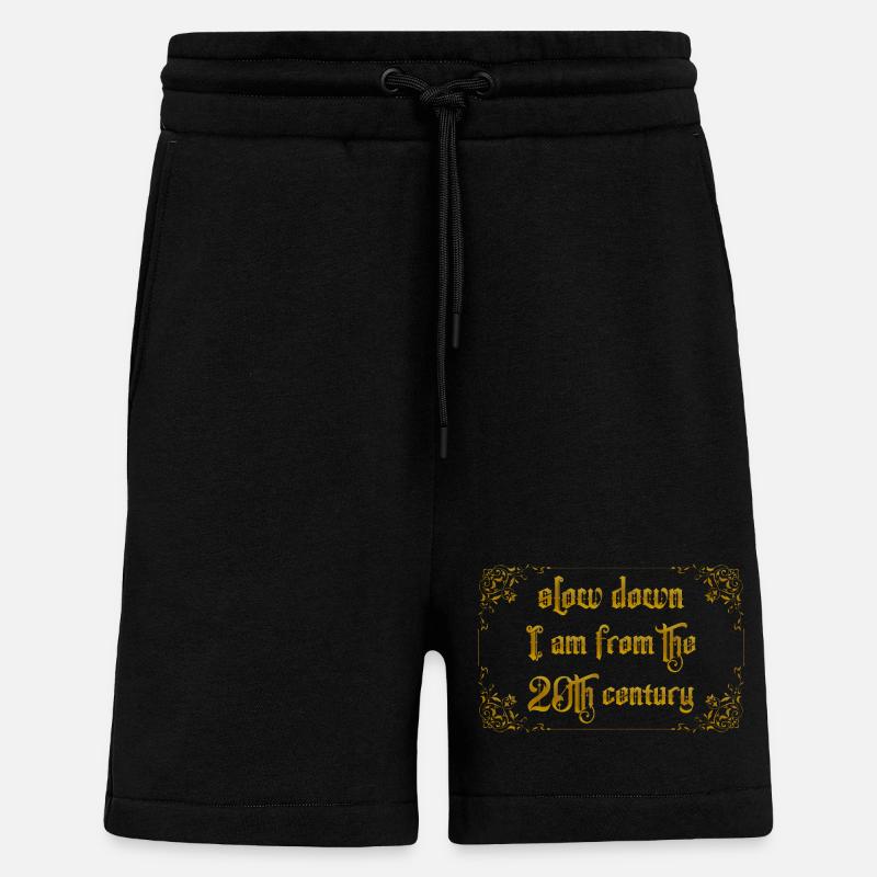 slow down - Shorts - made by SPREAD - SOLID BLACK