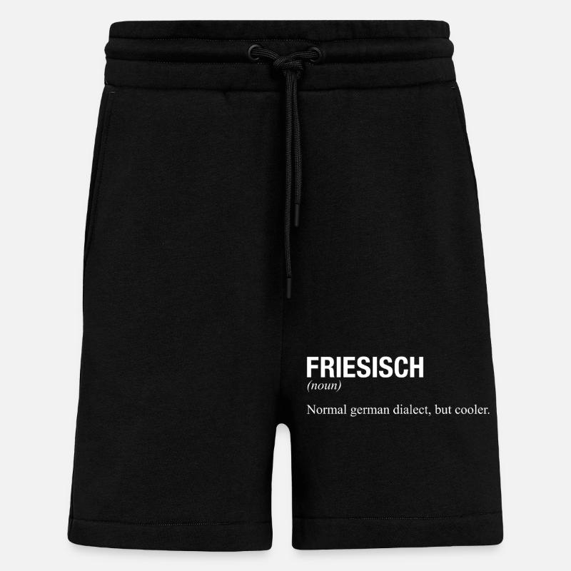 FRIESISCH - Shorts - made by SPREAD - SOLID BLACK