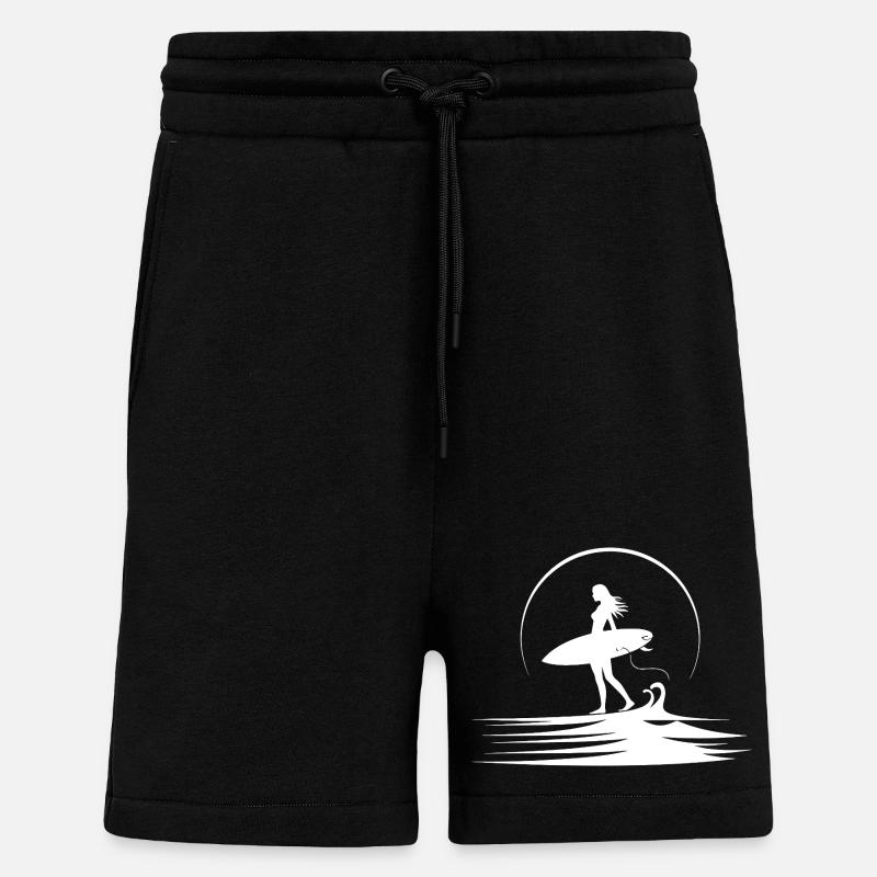 Surferin - Shorts - made by SPREAD - SOLID BLACK