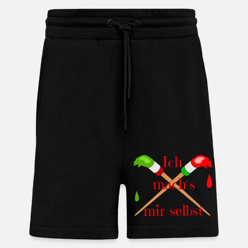 Maler Pinsel - Shorts - made by SPREAD - SOLID BLACK