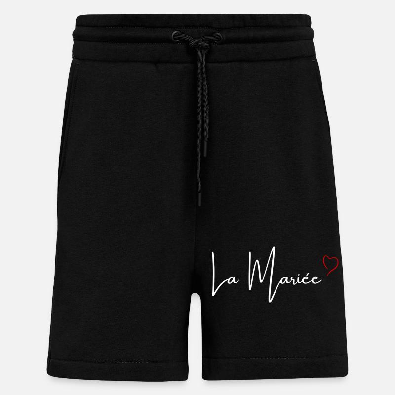 Die rote Herzbraut - Shorts - made by SPREAD - SOLID BLACK
