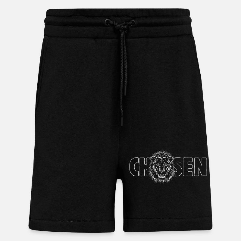 Löwe „CHOSEN“ - Shorts - made by SPREAD - SOLID BLACK
