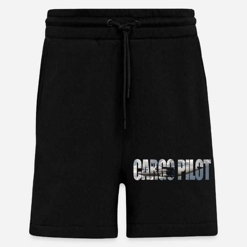 Cargo pilot C-27 - Shorts - made by SPREAD - SOLID BLACK