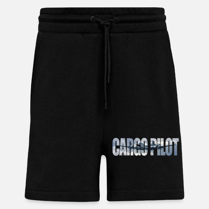 Cargo pilot DC-4 - Shorts - made by SPREAD - SOLID BLACK