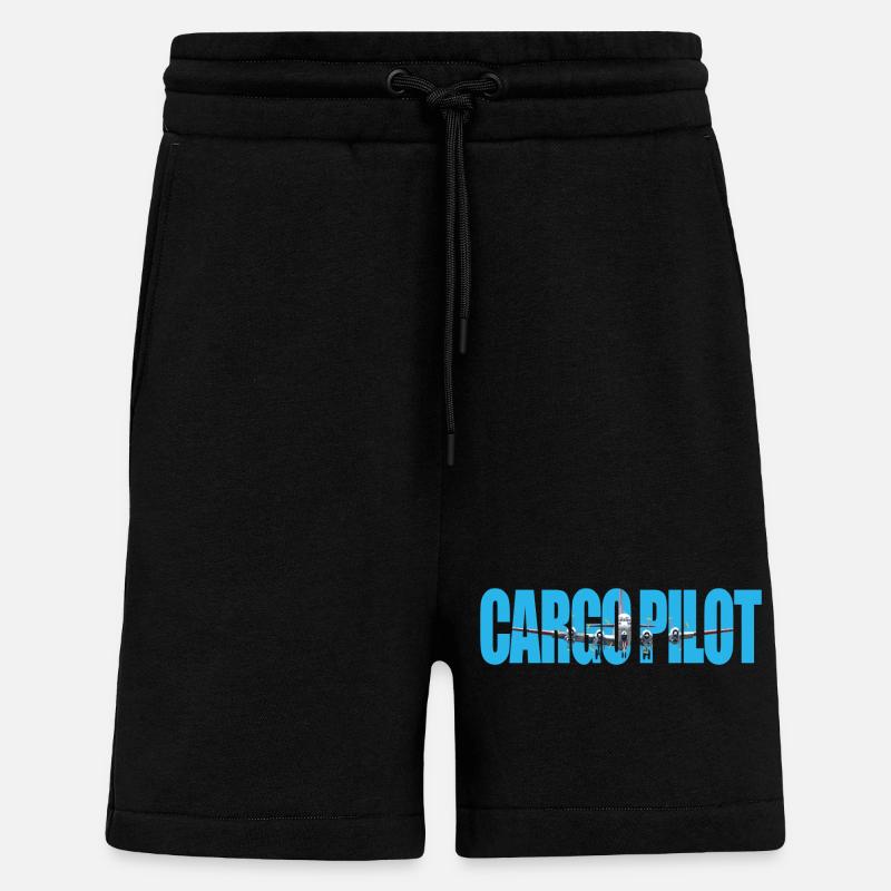 Cargo pilot C-972 - Shorts - made by SPREAD - SOLID BLACK