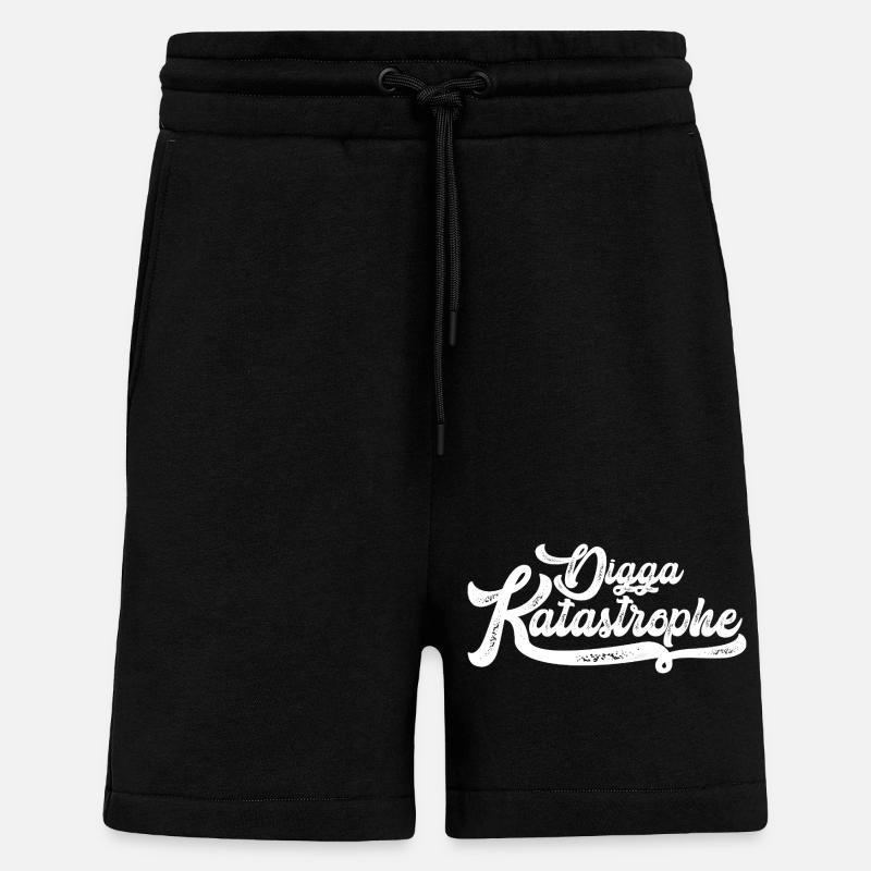 Dogga Katastrophe Script - Shorts - made by SPREAD - SOLID BLACK
