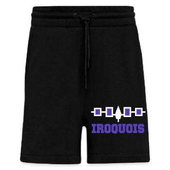 La ceinture iroquoise de Hiawatha - Short bio décontracté fabriqué en UE - SOLID BLACK - Devant