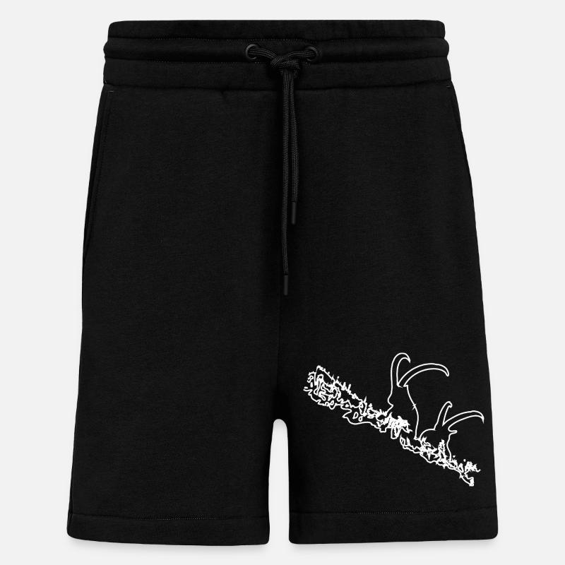 Steinböcke - Shorts - made by SPREAD - SOLID BLACK