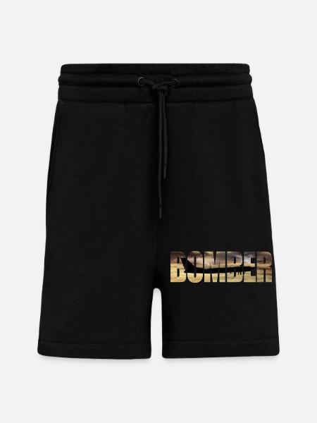 Bomber Tu-95 - Shorts - made by SPREAD - SOLID BLACK