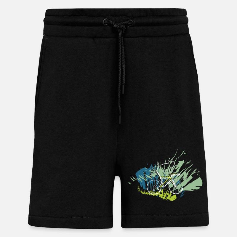 Rickel's Design: Radfahrer 2025 - Shorts - made by SPREAD - SOLID BLACK