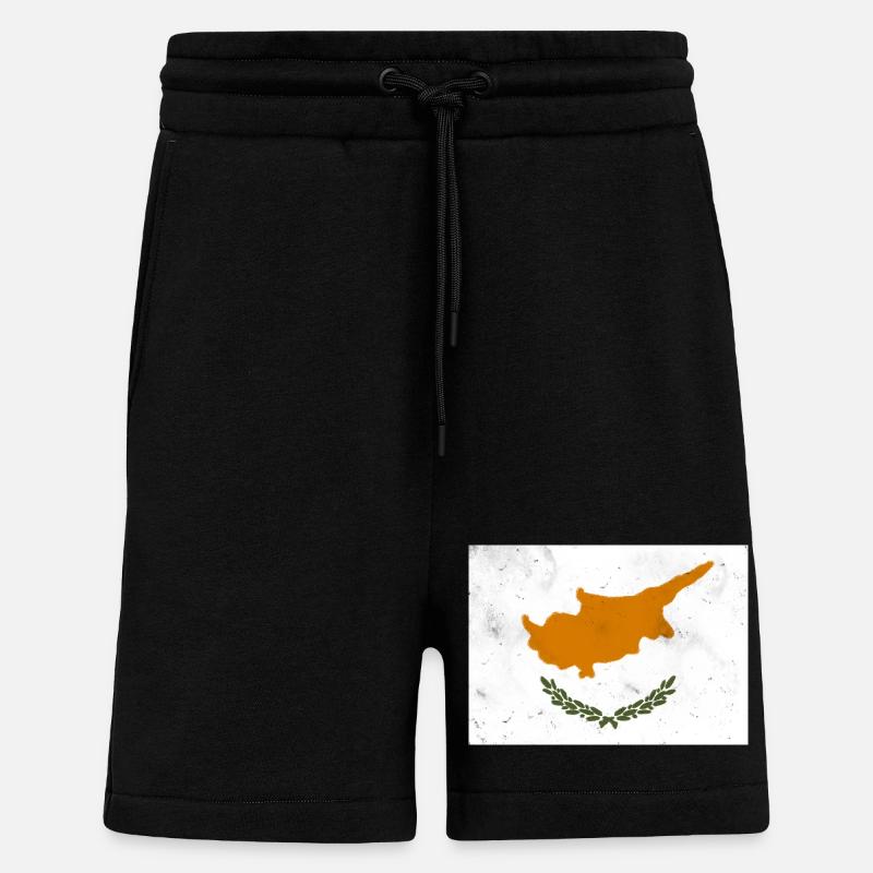 Flagge von Zypern - Shorts - made by SPREAD - SOLID BLACK