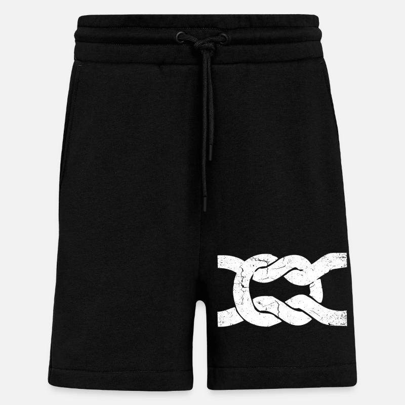 Sailor's knot | node | Node - Shorts - made by SPREAD - SOLID BLACK