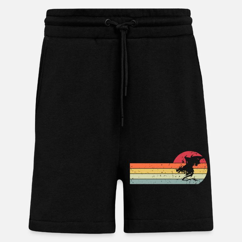 Dragon - Shorts - made by SPREAD - SOLID BLACK