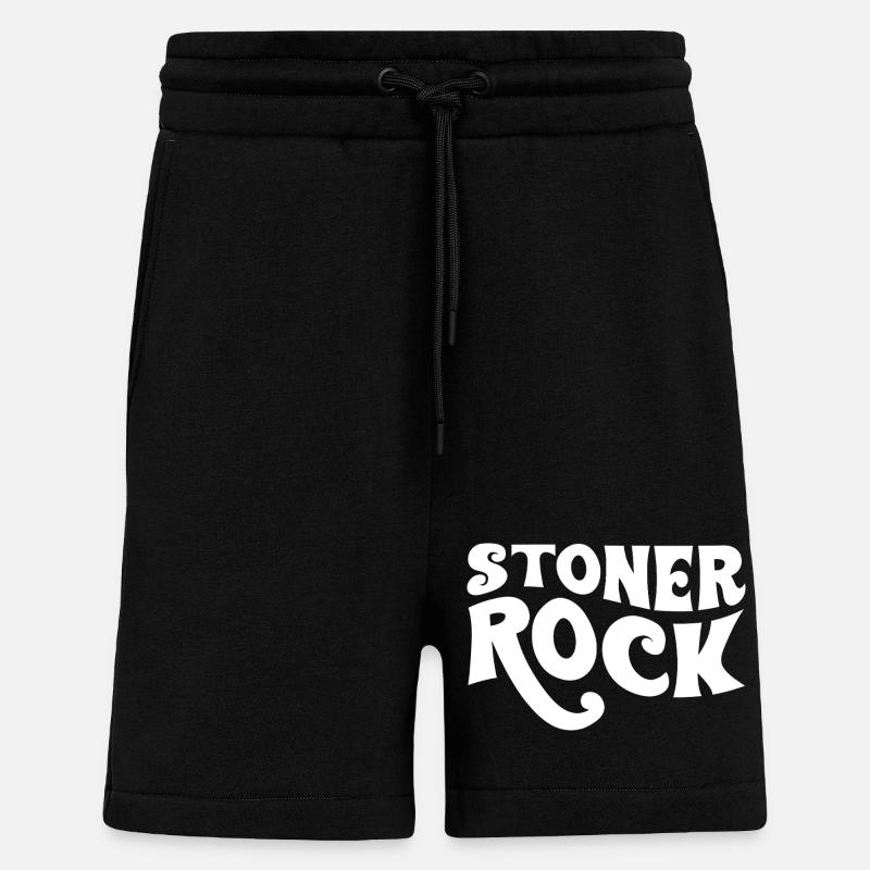 Stoner Rock Typografie-Design - Shorts - made by SPREAD - SOLID BLACK