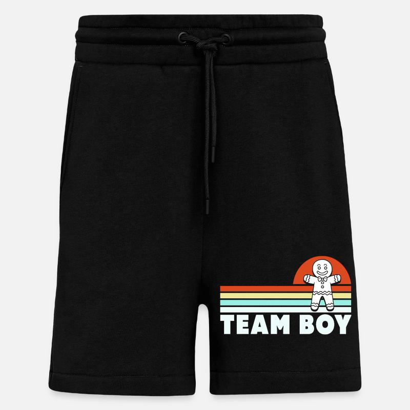 Team Boy Weihnachten - Shorts - made by SPREAD - SOLID BLACK