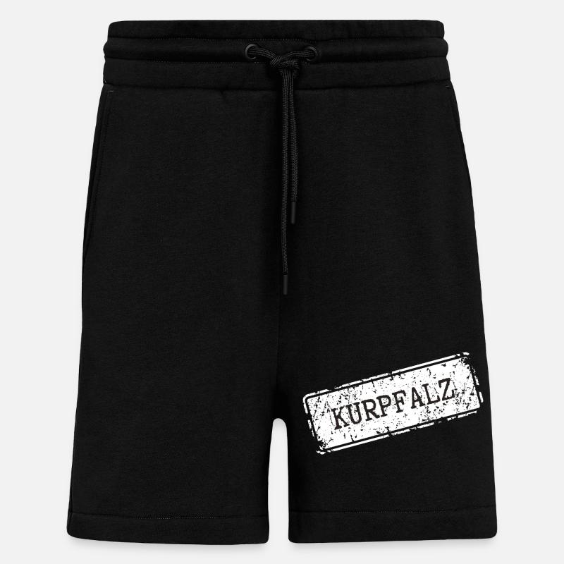 Kurrhatz Licensed Print Design - Shorts - made by SPREAD - SOLID BLACK
