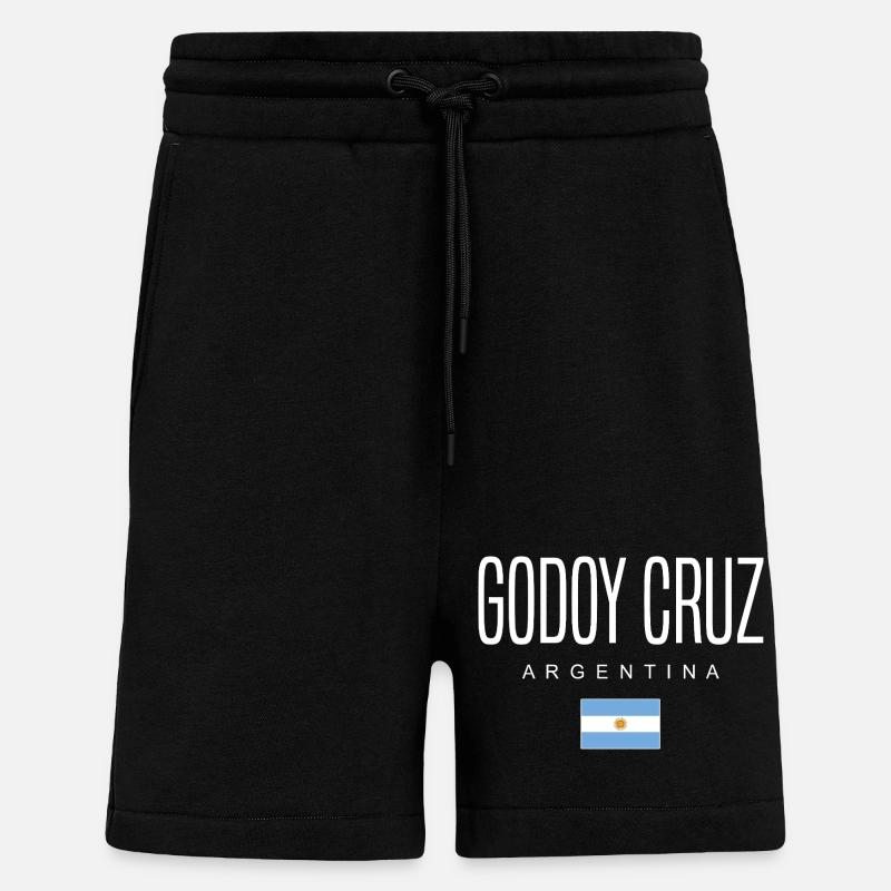 Godoy Cruz Argentinien Argentinier - Shorts - made by SPREAD - SOLID BLACK