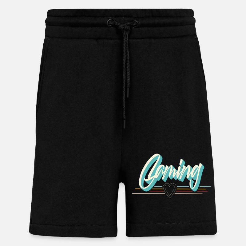 Jeu - Short bio décontracté fabriqué en UE - SOLID BLACK