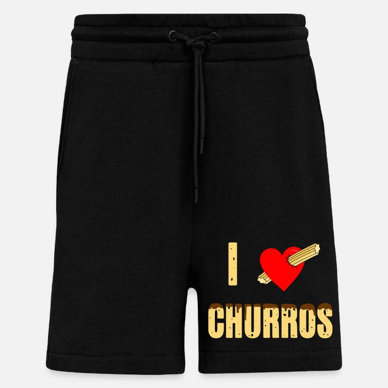 Ich Liebe Churros - Shorts - made by SPREAD - SOLID BLACK