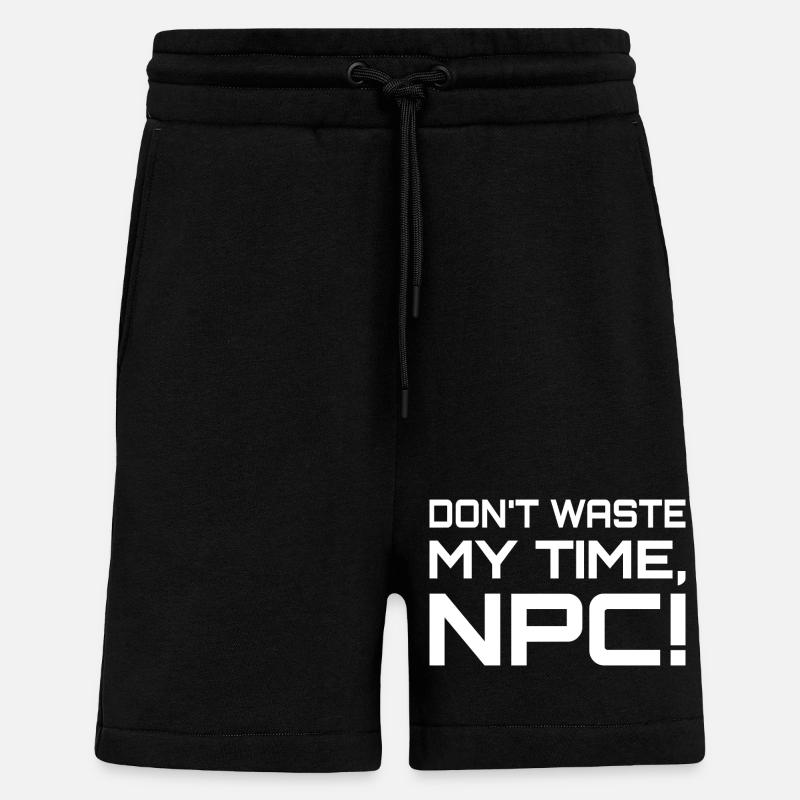 PNJ hors du chemin - Short bio décontracté fabriqué en UE - SOLID BLACK