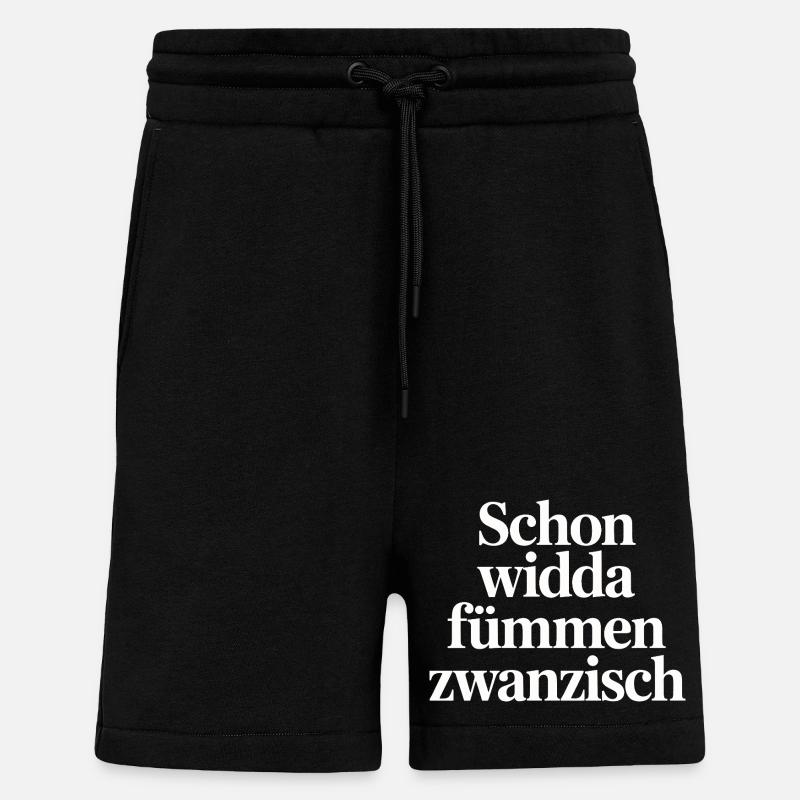 Already Widda Fümmen Zwanzisch 50th birthday - Shorts - made by SPREAD - SOLID BLACK