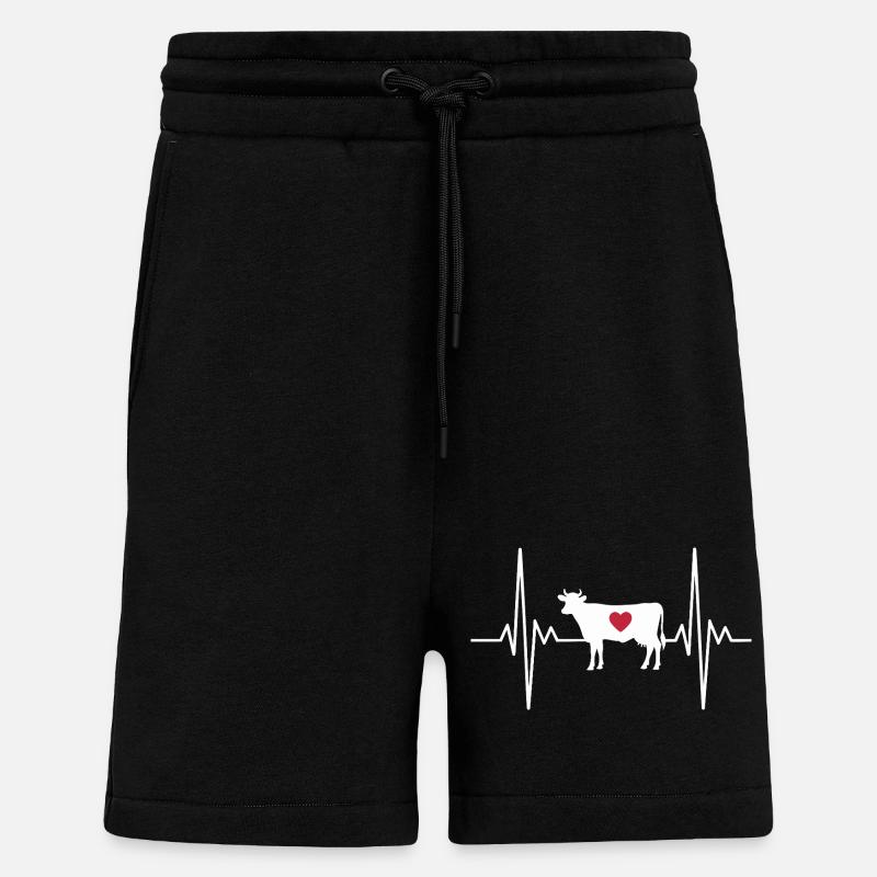 Kuh - Shorts - made by SPREAD - SOLID BLACK