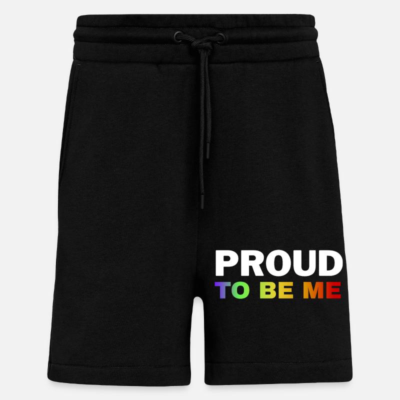 Lebendiges Pride-Empowerment-Design - Shorts - made by SPREAD - SOLID BLACK