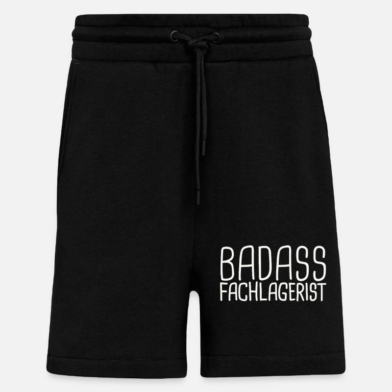 Fachlagerist Badass - Shorts - made by SPREAD - SOLID BLACK