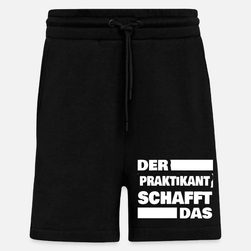 Intern as work - Shorts - made by SPREAD - SOLID BLACK
