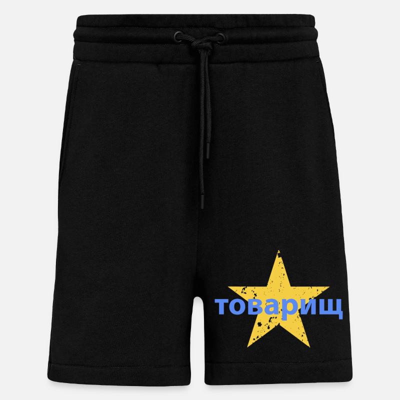 товарищ - Shorts - made by SPREAD - SOLID BLACK