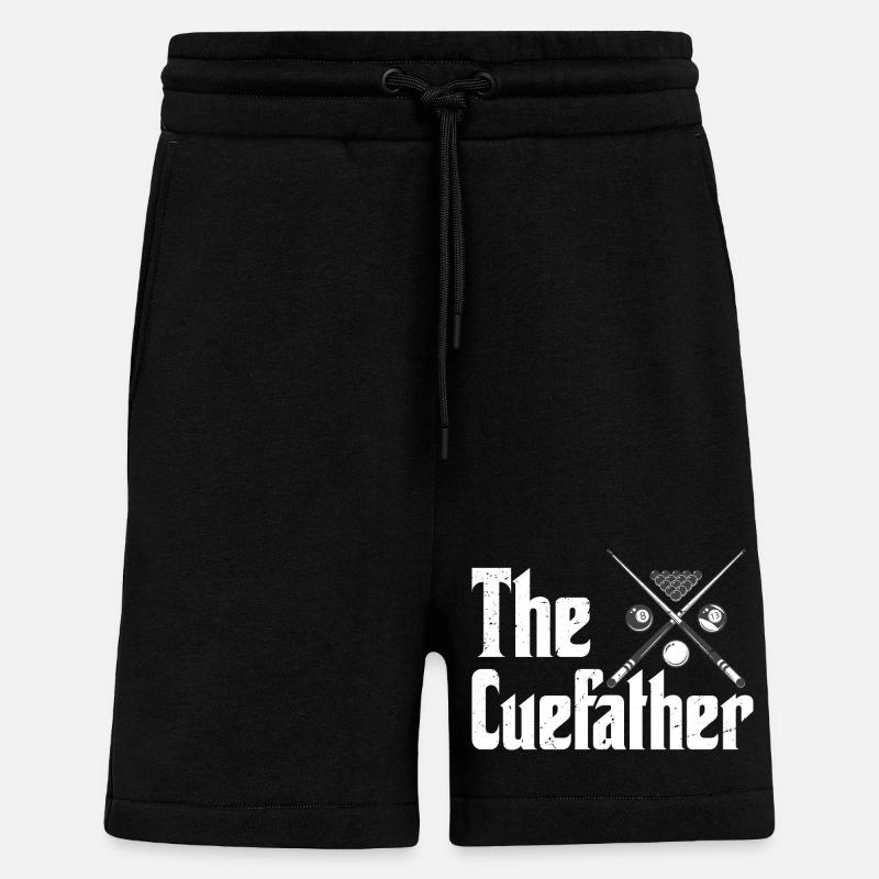 the cuefather - Shorts - made by SPREAD - SOLID BLACK