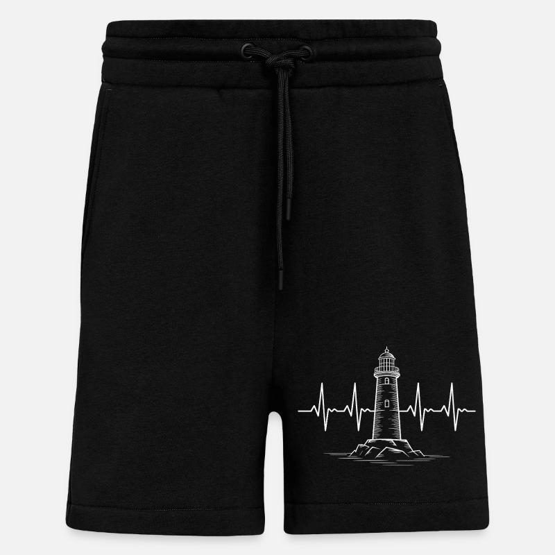 Leuchtturm - Shorts - made by SPREAD - SOLID BLACK