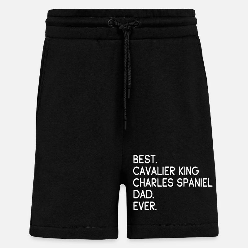 Cavalier King Charles Spaniel - Shorts - made by SPREAD - SOLID BLACK