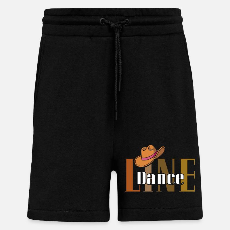 LineDance Cowboy Hat - Shorts - made by SPREAD - SOLID BLACK