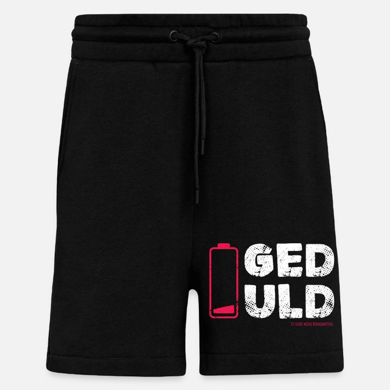 Geduld – nicht meine Kernkompetenz Statement - Shorts - made by SPREAD - SOLID BLACK