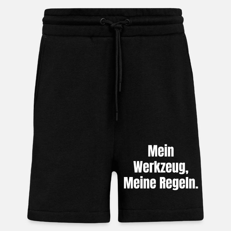 My Tools My Rules - Shorts - made by SPREAD - SOLID BLACK