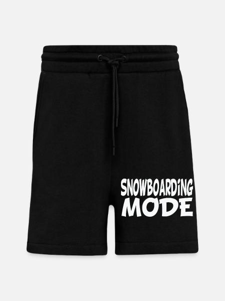 Snowboarding mode - Shorts - made by SPREAD - SOLID BLACK