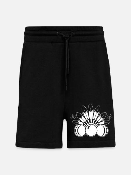 Bingo Player Indians Bingo - Shorts - made by SPREAD - SOLID BLACK