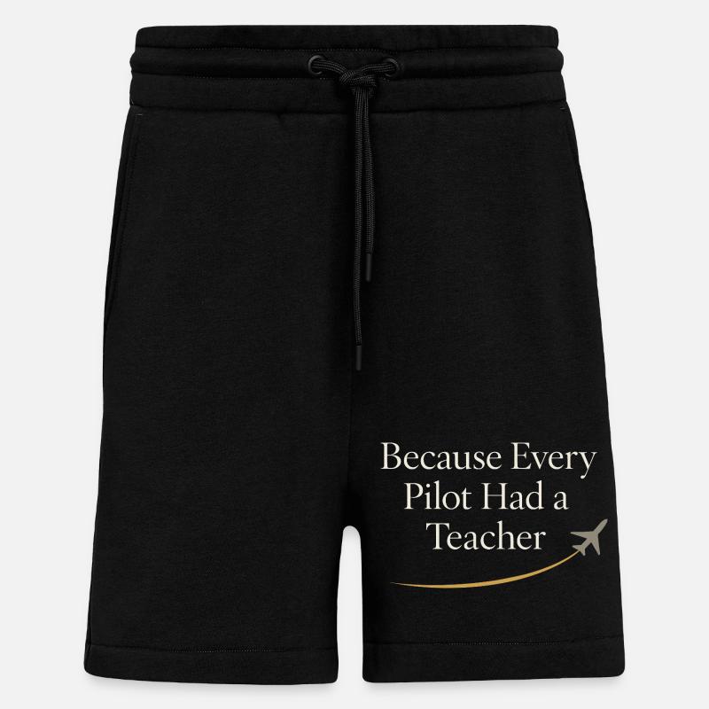 Fluglehrer Cfi Pilot Luftfahrtlehrer - Shorts - made by SPREAD - SOLID BLACK