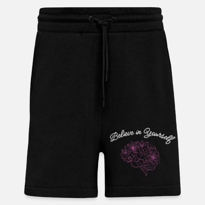 Glaube an dich - Shorts - made by SPREAD - SOLID BLACK