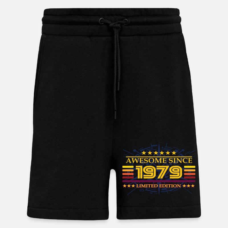 Awesome since 1979 Limited Edition - Shorts - made by SPREAD - SOLID BLACK