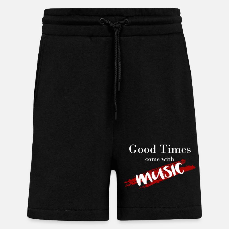 Prospérité - Short bio décontracté fabriqué en UE - SOLID BLACK