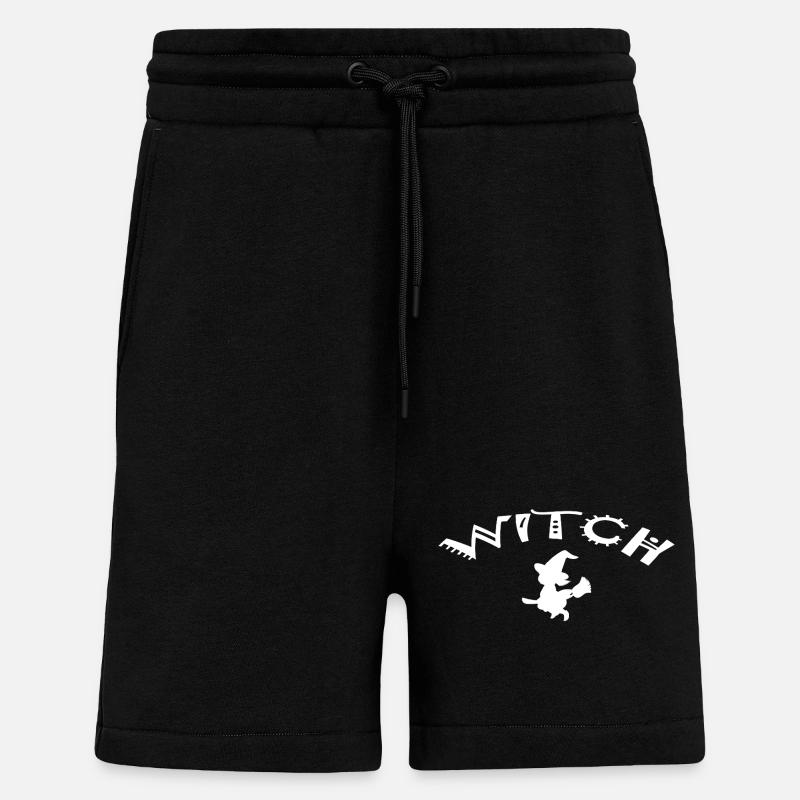 Sorcière - Short bio décontracté fabriqué en UE - SOLID BLACK